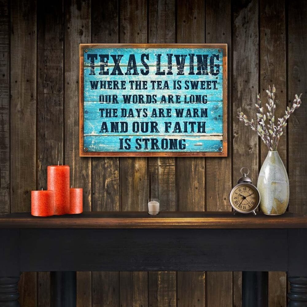 Homebody Accents Texas Living Metal Sign